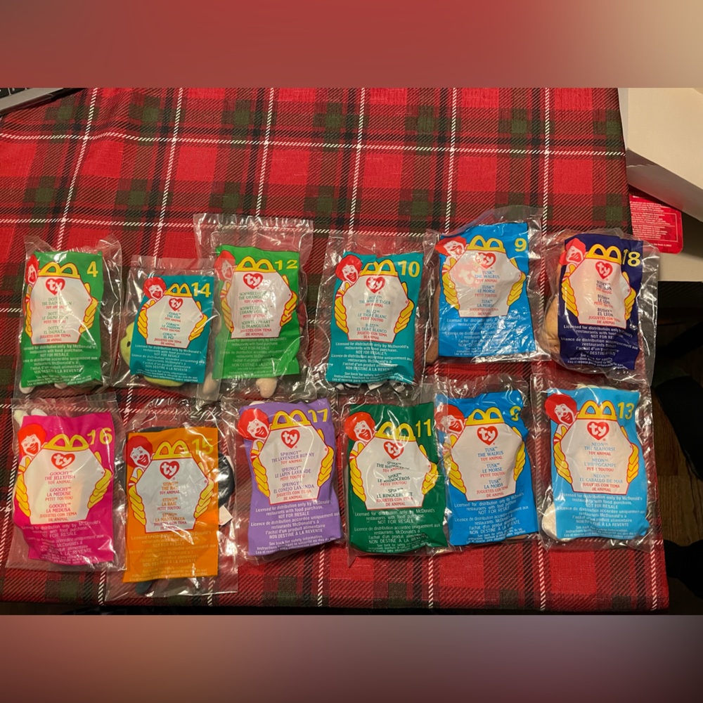 McDonald teenie beanie babies